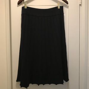 J. Crew knit navy skirt